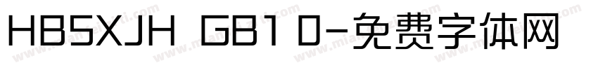 HBSXJH  GB1 0字体转换